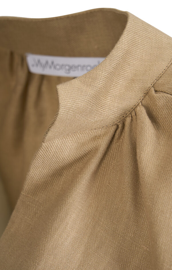 MyMorning-Skirt-Top-Linen-Caramel-Detail-2