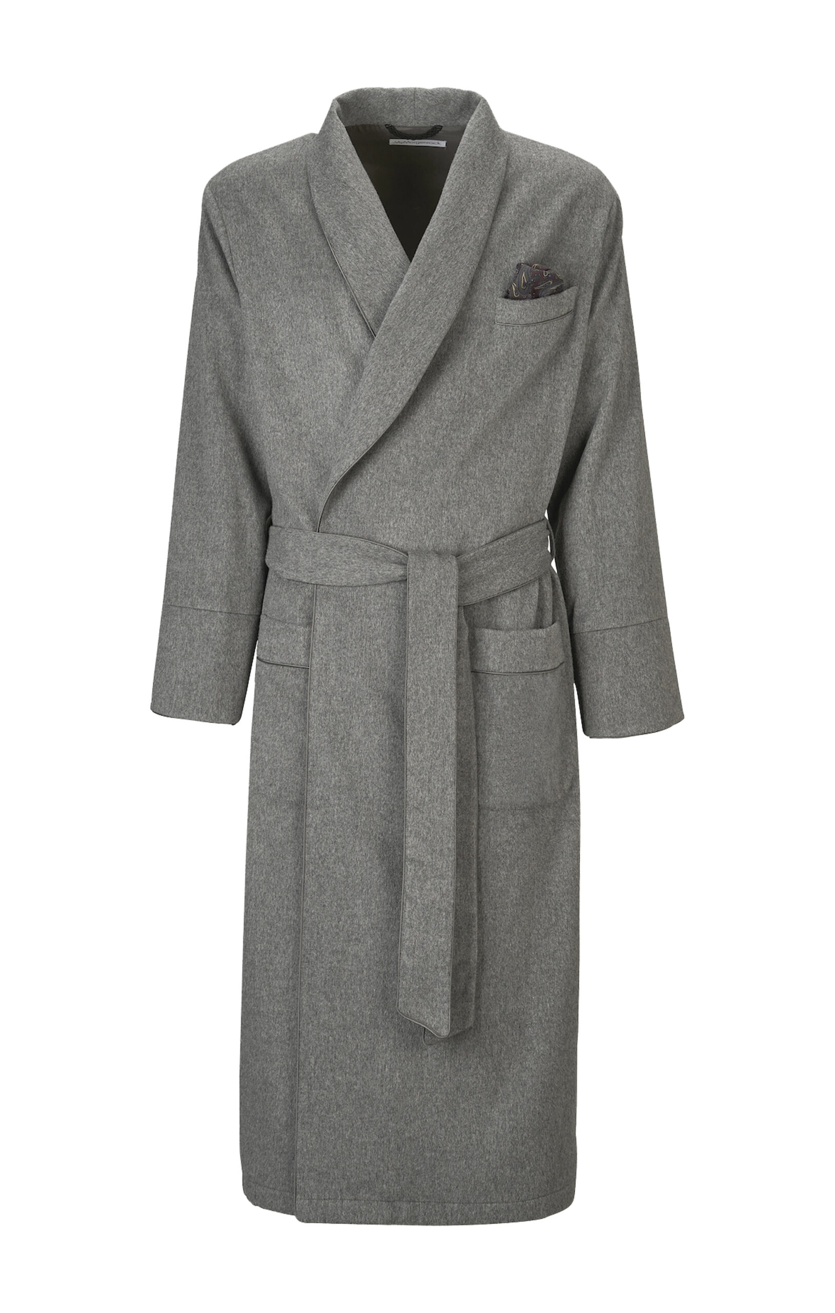 Robe in brushed gray - MyMorgenrock