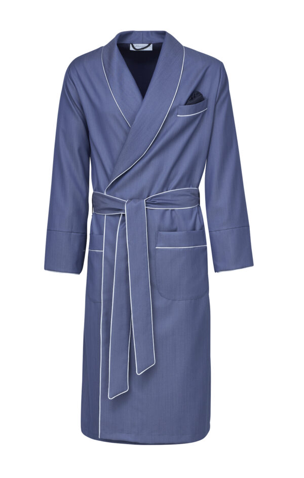 Morgenmantel in Sky mini Dots