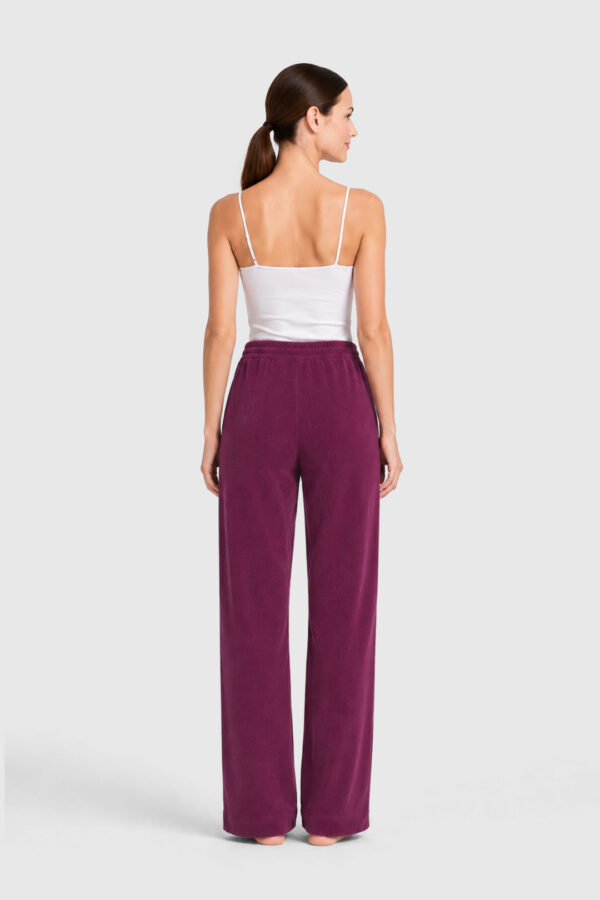 MyMorgenrock-Cozy-Pants-Frottee-Cranberry-hinten